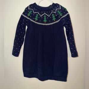 Hanna Andersson Navy Blue Knit Dress
